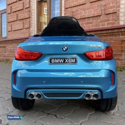 Электромобиль BMW X6M Mini JJ2199 синий, фото 3