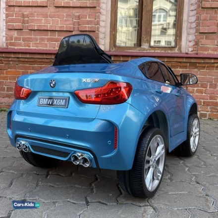 Электромобиль BMW X6M Mini JJ2199 синий, фото 2