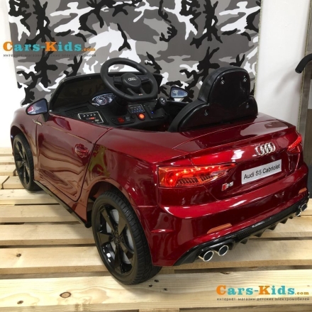 Электромобиль Audi S5 Cabriolet LUXURY красный, фото 3