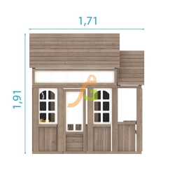 Детский домик IgraGrad Коттедж, фото 2