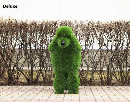 Топиари собака Пудель - газон Deluxe/Deluxe Green, фото 2