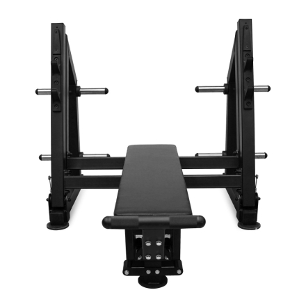 Скамья для жима лёжа с доводчиком, упором и подставкой для ног BRONZE GYM PARTNER ML-901, фото 4