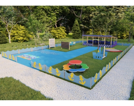 Комплект для детского сада TORUDA Морской (10х15 м), фото 8