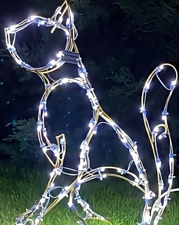 Световая фигура «Кошечка сказочная» уличная, фото 1