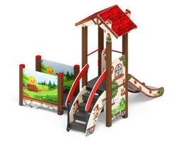 Детская игровая площадка В гостях у сказки ДИК 1.05.01-05.С H=900, фото 2