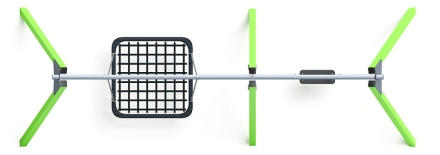 Качели М2 (зеленый) ИО 12.06.03.01-02, фото 5