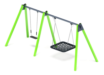 Качели М2 (зеленый) ИО 12.06.03.01-02, фото 3