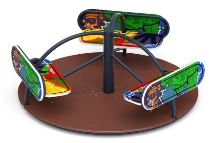 Карусель Солнышко (Граффити) - ИО 30.01.03-16.И1, фото 2