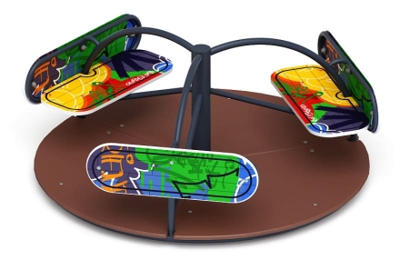 Карусель Солнышко (Граффити) - ИО 30.01.03-16.И1, фото 1