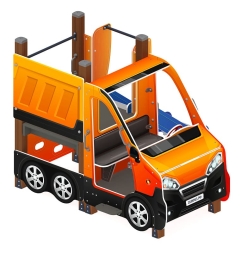 Машинка (оранжевый) тип 1 - ДИК 1.03.1.01-01 - Игровой комплекс H=750, фото 3