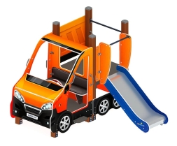 Машинка (оранжевый) тип 1 - ДИК 1.03.1.01-01 - Игровой комплекс H=750, фото 2