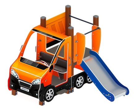 Машинка (оранжевый) тип 1 - ДИК 1.03.1.01-01 - Игровой комплекс H=750, фото 2