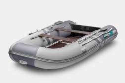 GLADIATOR B 370 LIGHT B Светло-темносерый моторная лодка ПВХ Фанерный пайол, фото 1