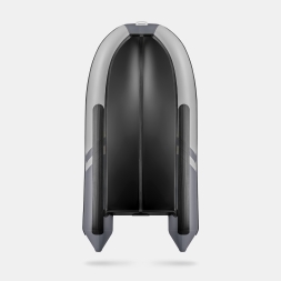 GLADIATOR B 370 LIGHT B Светло-темносерый моторная лодка ПВХ Фанерный пайол, фото 4