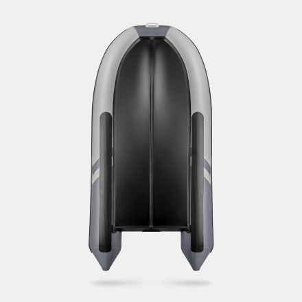 GLADIATOR B 370 LIGHT B Светло-темносерый моторная лодка ПВХ Фанерный пайол, фото 4