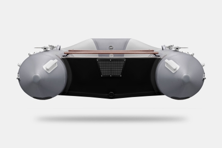 GLADIATOR B 370 LIGHT B Светло-темносерый моторная лодка ПВХ Фанерный пайол, фото 5