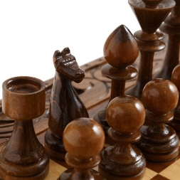 Шахматы резные в ларце с ящиками 50, Haleyan, фото 4