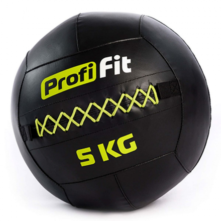Медицинбол набивной (Wallball) PROFI-FIT, 5 кг, фото 1