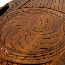 Нарды резные "Бесконечность" с ручкой, Haleyan Нарды резные "Бесконечность" с ручкой, Haleyan