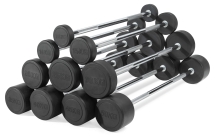 Штанга неразборная обрезиненная 10 кг Прямой гриф Штанга неразборная обрезиненная 10 кг Прямой гриф