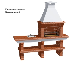 Печь Аристократ 704 Прямоугольный кирпич микс коричневого с желтым, фото 13