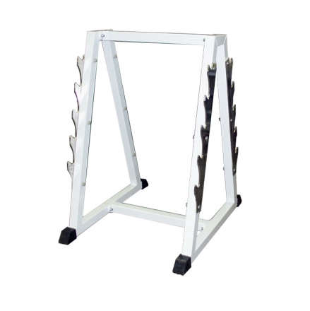 Стойка для хранения грифов Barbell МВ 1.17 (на 10 позиций) белый, фото 1