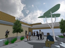 Теневой навес Лист из нержавеющей стали