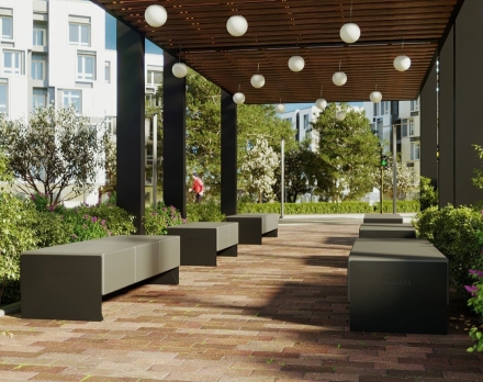 Скамейка TORUDA 016 с подсветкой S, 600 мм, фото 5