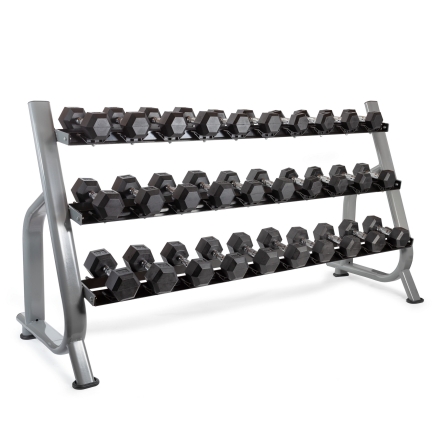 Стойка для гантелей на 15 пар VictoryFit VF-D4026 (2 места), фото 3