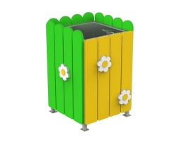 Урна для детской площадки с оцинкованным вкладышем Перфект 4 Урна для детской площадки с оцинкованным вкладышем Перфект 4