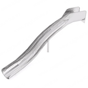 Горка металлическая с левым поворотом высотой 2625 мм и общей длиной 4760 мм, фото 1