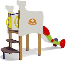 Горка Печка 08310 H=1000 для детской площадки Горка Печка 08310 H=1000 для детской площадки