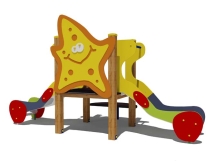 Горка двойная Морская звезда 08018 для детской площадки Горка двойная Морская звезда 08018 для детской площадки