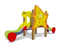 Горка двойная Морская звезда 08018 для детской площадки Горка двойная Морская звезда 08018 для детской площадки