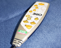 Офисное массажное кресло EGO Max Comfort EG3003 Galaxy Blue (микрошенилл)