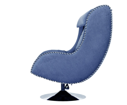 Офисное массажное кресло EGO Max Comfort EG3003 Galaxy Blue (микрошенилл), фото 3