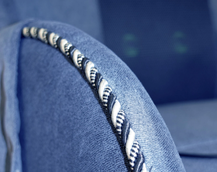 Офисное массажное кресло EGO Max Comfort EG3003 Galaxy Blue (микрошенилл), фото 4