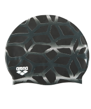 Шапочка для плавания Print 2 Spider/Black, силикон, 1E368 555 Шапочка для плавания Print 2 Spider/Black, силикон, 1E368 555