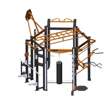 Профессиональный комплекс для групповых, функциональных, кросфит и workout тренировок Inotec Р6 TOP PLUS, фото 2