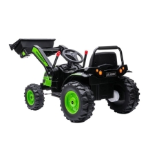 Электромобиль трактор с ковшом Harley Bella HL389-LUX зеленый