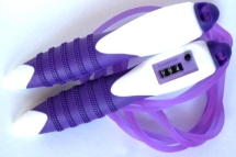 Скакалка 1247 со счетчиком (3м, ручки: пластик, шнур: силикон)