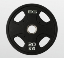 BRONZE GYM BG-PA-PL-P200 Диск олимпийский обрезиненный черный 20 кг
