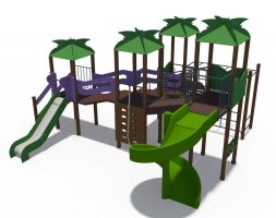 Детский игровой комплекс Джунгли ДИО 10017, фото 1