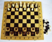 Набор 3 в 1(шахматы,шашки,нарды) шпон В4020