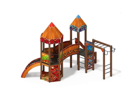Детская игровая площадка Карандаши ДИК 2.26.03-01.С Н=1200, фото 3