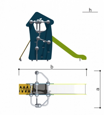 Детский спортивно-игровой комплекс Romana 057.20.00, фото 5
