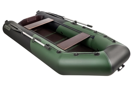 ПЛЁС Неглинка 290 МК зеленый-черный (лодка ПВХ под мотор), фото 1