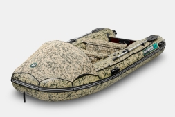 GLADIATOR E 380 PRO AIR Цифровой камуфляж моторная лодка ПВХ НДНД, фото 1