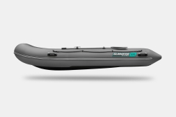 GLADIATOR B 370 LIGHT B Темно-серый моторная лодка ПВХ Фанерный пайол, фото 6