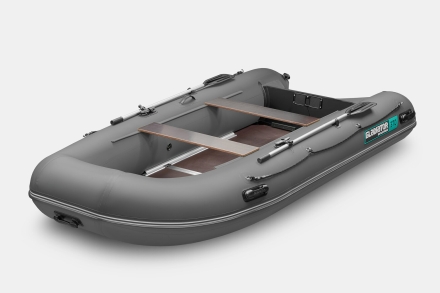 GLADIATOR B 370 LIGHT B Темно-серый моторная лодка ПВХ Фанерный пайол, фото 1